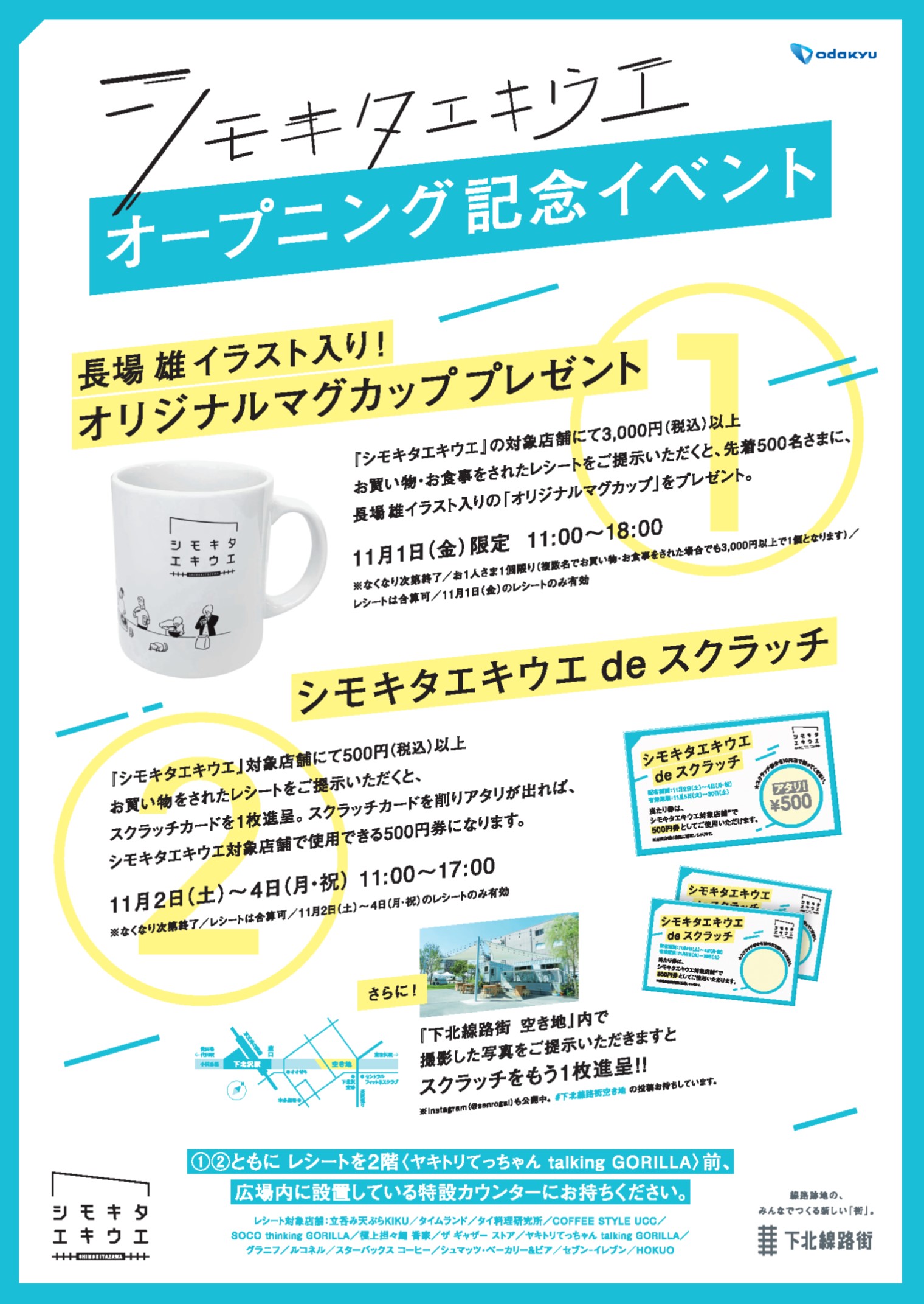 シモキタエキウエ 開業販促 Odakyu Agency Inc